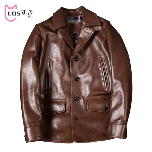 レザージャケット 馬革 ホースハイド　茶色　フライトジャケット レザージャケット　本革ジャケット レザージャケット 馬革 ホースハイド 茶色 フライトジャケット レザー